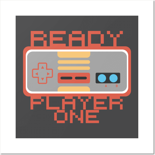 Ready Player One Retro Game Pad Wall Art by Nova5